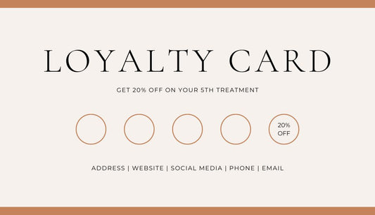 Appointment & Loyalty Cards