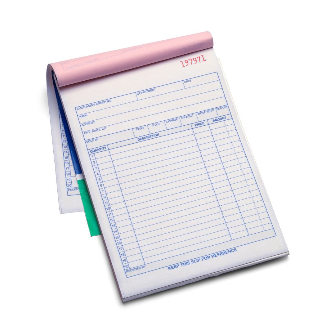 NCR Pads - Receipts/Invoices/Delivery Notes/Waiter Pads